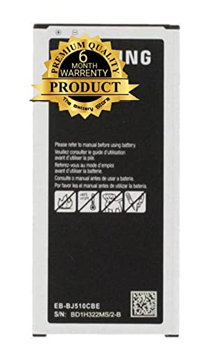 Image of THE BATTERY STORE Original BJ510CBE Battery for Samsung Galaxy J5 2016 Edition J5 2016 J510 J510FN J510F j5108 j5109 Battery with 6 month warranty and high capacity battery backup. Carefully check your phone model and purchase (FOR SAMSUNG J510)