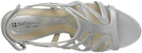 Naturalizer Women's Danya Dress Sandal,Silver Crosshatch,10 M US | Image 4
