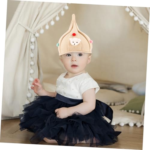 VALICLUD Adorable Woolen Hat Cartoon Pattern Pointy Beanie for Warmth Soft Comfortable Cute Autumn Accessory for2