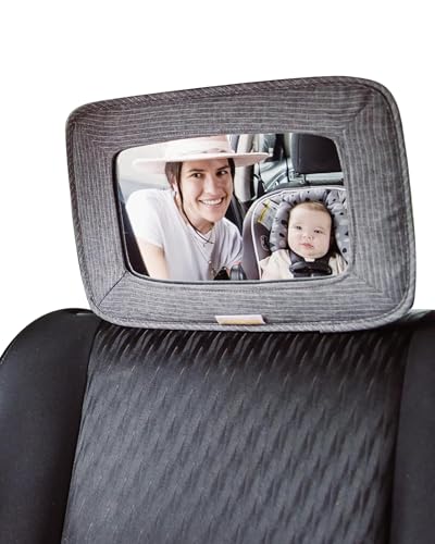 Image of GoldBug Soft Sided Rear & Forward Facing Safety Mirror for Baby & Toddler - Shatter Resistant - Jumbo Baby Car Mirror