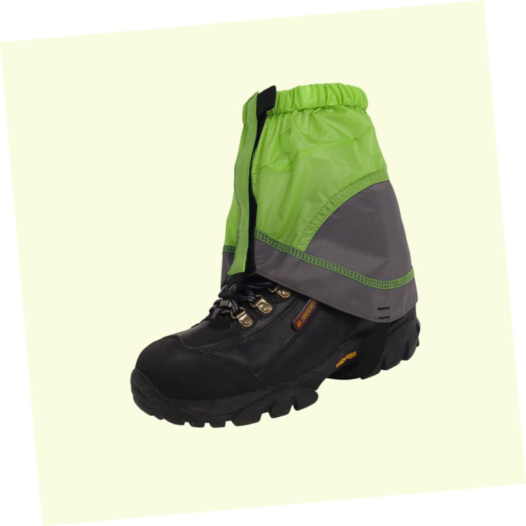 BESPORTBLE 3paires Guêtres Ankle Légères Et Imperméables pour Randonnée Protection De Chaussures Couvre- pour Activités De Plein Air Vert