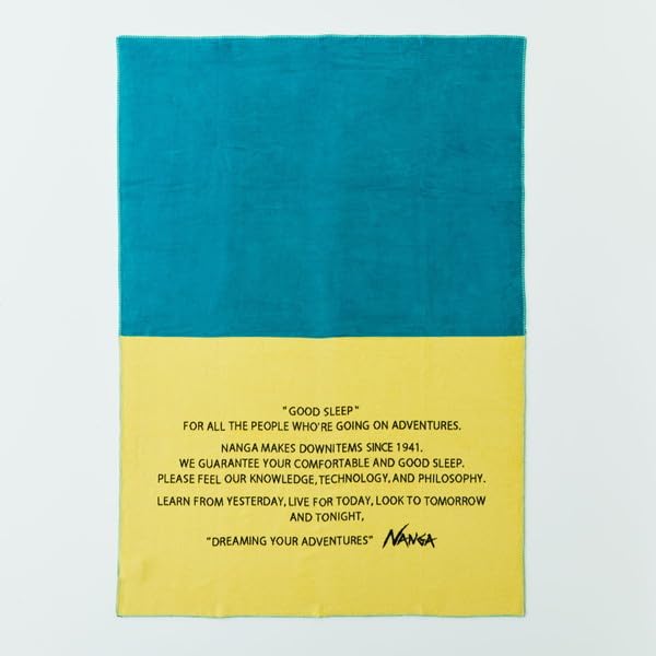 NANGA GOOD SLEEP 2 TONE コットンブランケット シングル ブルーイエロー COTTON BLANKET S SINGLE BLUE YELLOW NZ2254-4C423 N12OLWs4 Amazon.co.jp: Nanga Good Sleep 2 Tone Cotton Blanket, Single, Blue