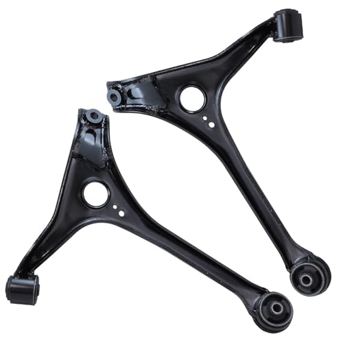 Image of Detroit Axle - Front End Kit for Ford 1998-2007 Taurus 1998-2005 Mercury Sable, 2 Lower Control Arms 4 Inner Outer Tie Rod Ends 2 Tie Rod Boots 1999 2000 2001 2002 2003 2004 Replacement