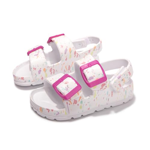 Image of FUNKYMONKEY Unisex-Child Slides Adjustable EVA Flat Sandals for Toddler