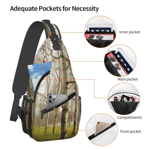 Mochila cruzada para hombre tipo sling negra miniatura 4