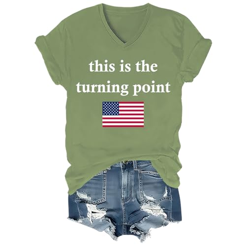 Antidaa This is The Turning Point Shirt This is The Turning Point T-Shirt Freedom Shirt V-Neck