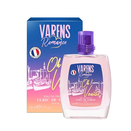 ULRIC DE VARENS Varens Romance Oh! Venedig Eau de Parfum – Gourmand, weiße Blumen, Vanille – Damenduft – Zerstäuber – Made in France – 50 ml