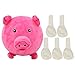 Vbest life Poup¨¦e en Peluche Gonflable de Porc de Bande Dessin¨¦e, Ballons gonflables en Latex pour Enfants sautant des Jouets d'int¨¦Rieur ext¨¦rieurs