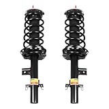 Jecoupoon 2PCS Rear Shock Absorber Struts Assembly Compatible with Freelander 2 LR2 L359 2008-2015 Left Right Suspension Kit with Coil Spring LR031668 LR005573