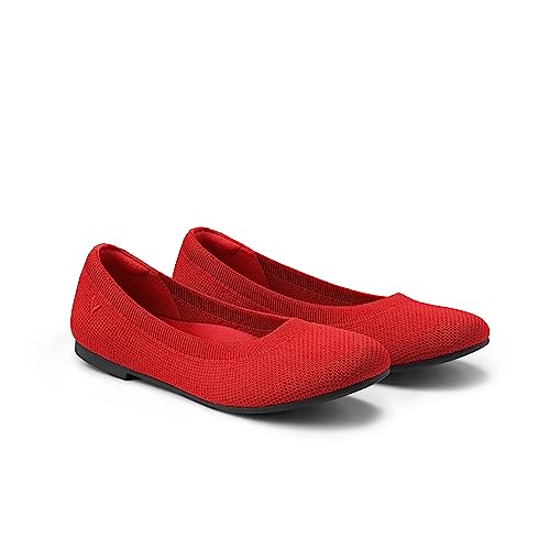 VIVAIA Round-Toe Flat (Claire) Women Comfortable Slip On Ballet Flats Ladies Leather Flats Shoes