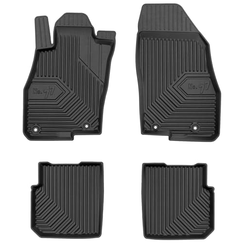 M MOTOS Gummimatten Auto Fussmatte passt für Alfa Romeo MiTo 2008-2018 Verbessern Sie Ihren...