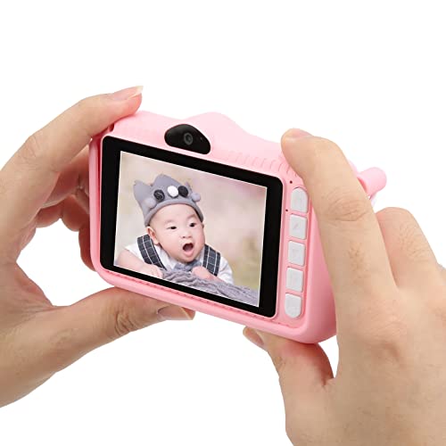 Yadoo Câmera infantil 1080P, câmera digital HD com câmera dupla, câmera de vídeo portátil com tela d