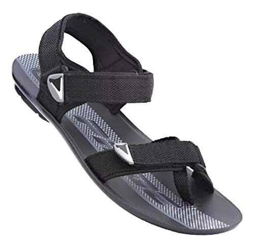 Image of VKC Men's Black Sandal -8