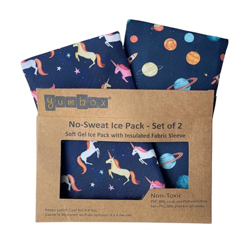 Yumbox Unicorn Print Ice Packs