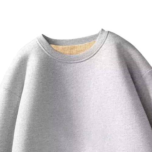 Boys Girls Sherpa Lined Fleece Pullover Joggers Set Unisex Kids Winter Sweatsuit Sweatshirt + Sweatpants Tracksuit 2pc3