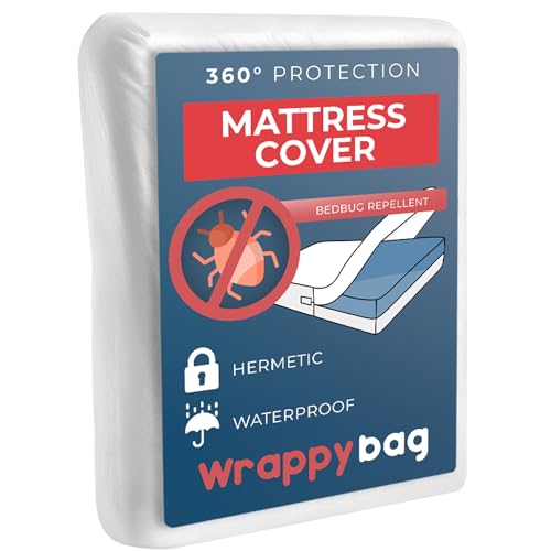 WRAPPYBAG Waterproof Mattress Protector, 90x190 cm