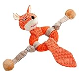 Juguetes chirriantes para perros pequeños - Cuerda de masticar de peluche con diseño animal, juguetes para perros | para jardín, césped, patio trasero, parque de entrenamiento, camping