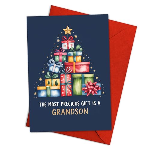 The Most Precious Gift Is a Grandson NX}XJ[h ? jMtgX^bNc[fUCAcꂩ̑ւ̐S܂zf[O[eBOA킢Ƒ̃NX}XJ[h Ԃt VO 5.3C` x 