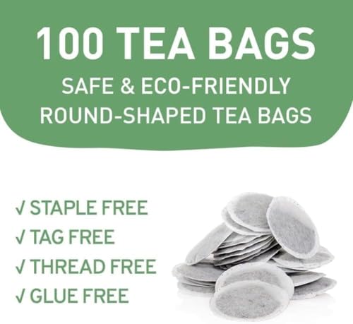 HANDPICK, Organic Moringa Tea Bags (100 Count) Non-GMO, Caffeine Free, Pure Moringa Leaves | Sweet and Light Herbal Tea Bags, Round Eco-conscious Teabags - Image 5