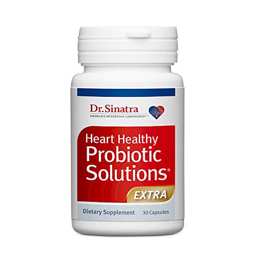 Dr. Sinatra's Heart Healthy Probiotic Solutions Extra Delivers Total Digestive Support and Immune Health Support, 30 Capsules (30-Day Supply)