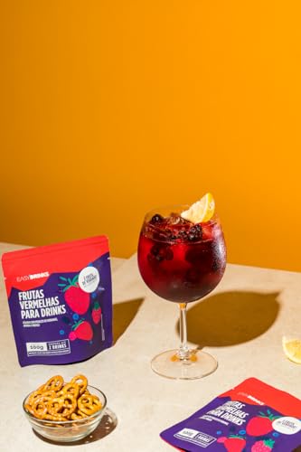 Preparado de frutas (de verdade) para drinks sabor Frutas Vermelhas - 5 unidades (Frutas Vermelhas)