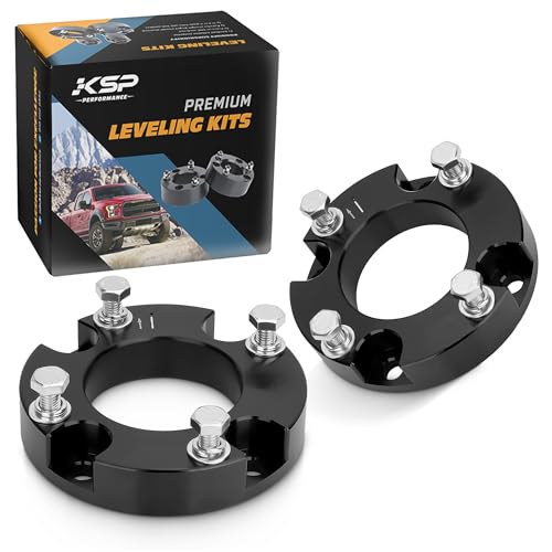 KSP 1.5 Front Leveling kit for 2024+ Tacoma 2025+ 4runner 2024+ land cruiser 250 1.5 Inch Aluminum Strut Spacer Level Kits Compatible With Toyota 1.5in Chassis Suspension Leveling Lift Spacer