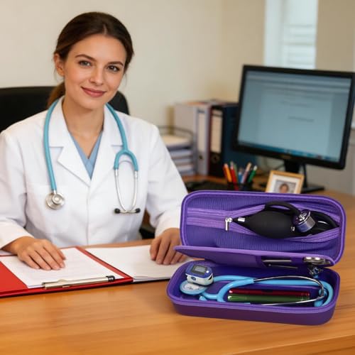 GWCASE Stethoscope Case for 3M Littmann Classic III/Cardiology IV, Purple by GWCASE - Used condition - Image 8