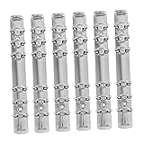 TEHAUX 6stücke Metall Loseblattbinder Ringe Ring Buchbinden Ringe Edelstahlklammern Für...