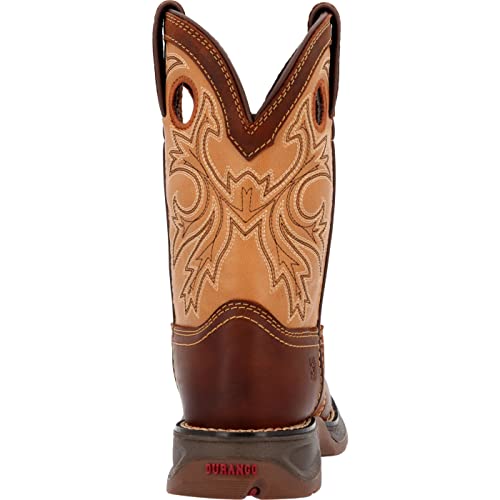 Durango Lil’ Rebel Big Kids Brown Tan Western Boot4