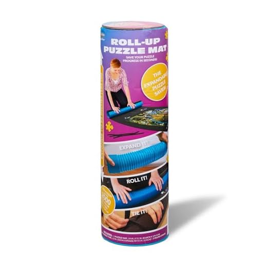 Buffalo Games - Roll-up Puzzle Mat - Jumbo Size for up to 2000 Piece Puzzles - Easy Storage and Clean Up - Save Your Jigsaw Puzzle