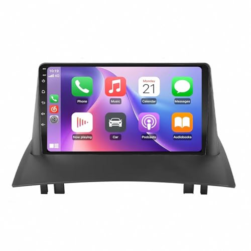 Radio de coche Megane 2 con Carplay y Android Auto inalámbrico pantalla GPS 4G 1