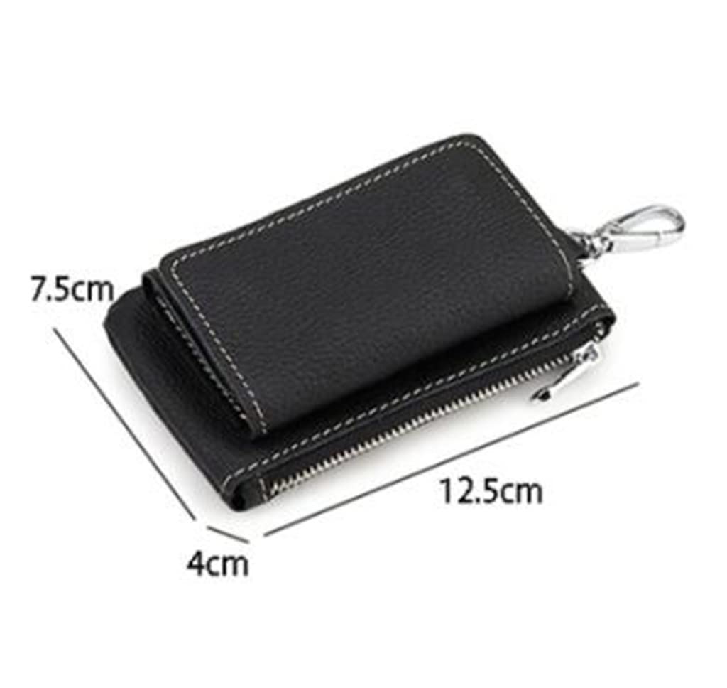 WASHLA Schlüsselmappe, Unisex, multifunktionale Schlüsselaufbewahrungstasche, Herren-Schlüsselanhänger-Etui (Farbe: C, Größe (D, wie das Bild zeigt)