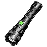 【Multifunktionales wasserdichtes Taschenlampe】 Wasserdicht nach IP65 und für den Einsatz bei starkem Regen ausgelegt. Diese Taschenlampe eignet sich für die tägliche Beleuchtung, Notfälle, Camping, Reparaturen, Rucksacktouren, Angeln, Bauarbeiten, Spaziergänge mit dem Hund, Gewitter, Hurrikane, Stromausfälle, Schenken usw.