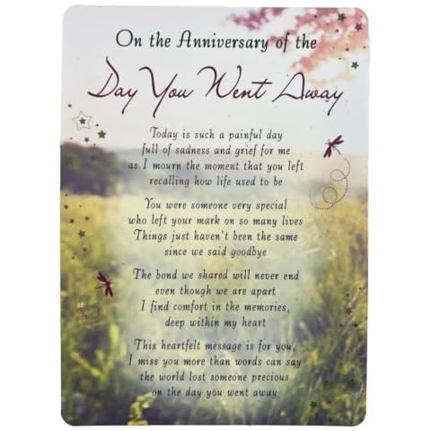 Angraves Memorial Remembrance Verse Card Cover