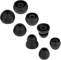 Vista 1 de Auriculares de silicona de repuesto compatibles con auriculares inalámbricos Powerbeats Pro Beats, auriculares negros (4 pares)