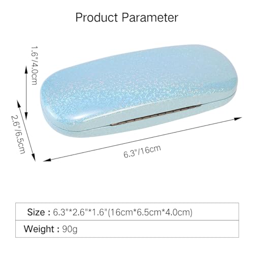 Image of PERFECTSIGHT Hard Shell Eyeglasses Case, Kawaii Protective Glasses Case for Kids, Cute Eyeglass Case for Women Men Girls