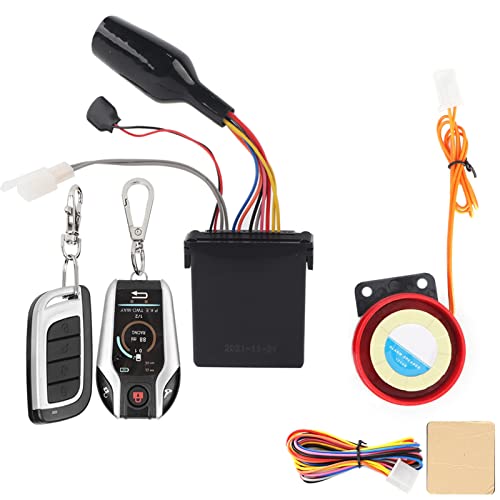 Image of Alarma De Moto,2 Way Motorcycle Alarm System,2 Way Motorcycle Alarm System Anti Theft,Vehicle Alarm and Safety 105-125Db Motorcycle 2 Way Remote Alarm Horn Security System with Engine Start