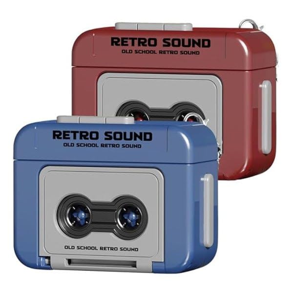 Retro Cassette Tape Recorder Keychain, 15-Second Audio Recorder and Music Player, Vintage Style Keyring Gift for Bag Backpacks Purse-image-44