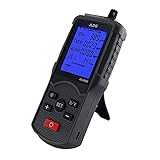 5 in 1 CO2 Messgerät Raumluft Multifunktional Luftqualität Monitor, Tragbar Kohlendioxid Tester für Innenräume, Handheld Formaldehyd HCHO TVOC Messgerat Detektor (Mit Handbuch USB-Kabel)