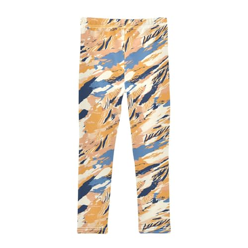 KLL Tigers Animal Animal Print Toddler Girls' Active Leggings Stretch High Waisted Workout Pants Exercise2