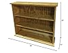 Sawdust City Solid Wood Hall Bookcase (Butternut Stain) #1