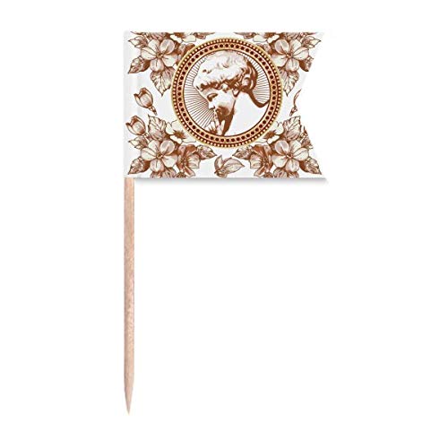 Illustration moderne de fleurs sur drapeaux d'étiquetage pour buffets et grands fromages