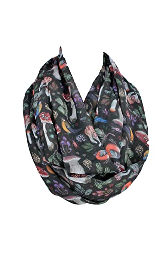 Etwoa's Mushroom Infinity Circle Loop Scarf2