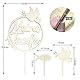 3 Stück Cake Topper Taufe, Tortendeko Taufe Tortenstecker Kuchen Topper für Junge Mädchen Taufdeko