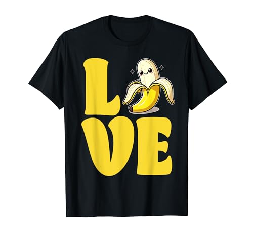 Love Bananas Shirt Men Women Cute Banana Gifts Funny Banana Maglietta
