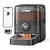 oneisall Cordless WiFi Automatic Cat Feeder, Tasty S2 Pro Rechargeable 100-Day Battery Operated Pet Feeder, 12 Cups/3L Timed Cat Food Dispenser for Large Kibble, Smart App Control (Black)