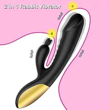 Vibrador De Conejo Para Mujeres, Estimuladores De Clítoris De Punto g Con 10 Vibraciones, Vibrador De Consolador Impermeable IPX7, Juguetes Sexuales Para Adultos Silenciosos Para Parejas De Mujeres