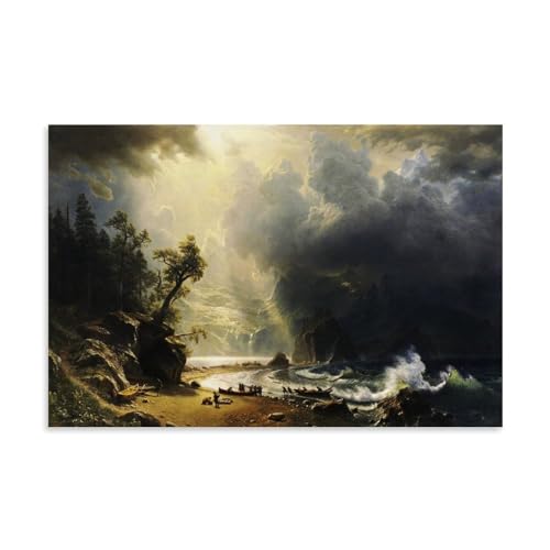 Puget Sound toile Albert Bierstadt pour déco salon marin