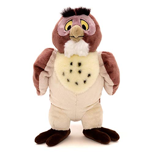 Disney Store Offizielles Kuscheltier Eule, Winnie Puuh, 28 cm, Kuscheltier aus weichem Plüschmaterial mit Stickereien und Flauschigen Details, für alle Altersstufen geeignet