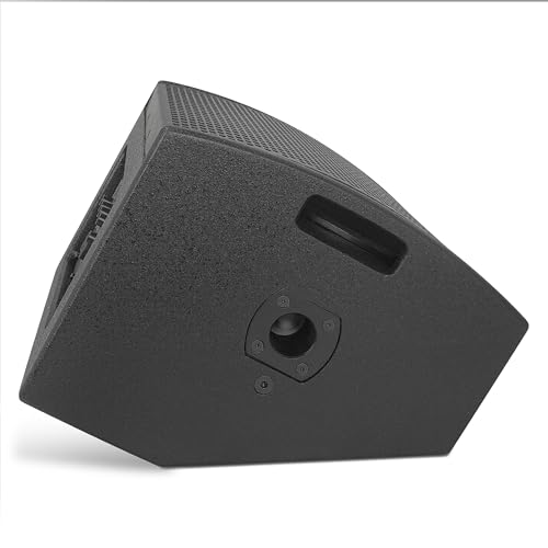 Image of Sound Town CARME Series 10 inch Coaxial 2-Way Powered Professional PA DJ Stage Monitor Speaker with DSP, for Live Sound, Bar, Church (CARME-S10MPW)